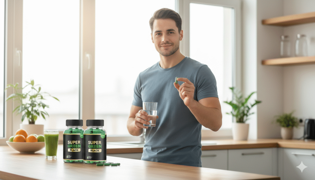 Super Green Black Tem Efeitos Colaterais