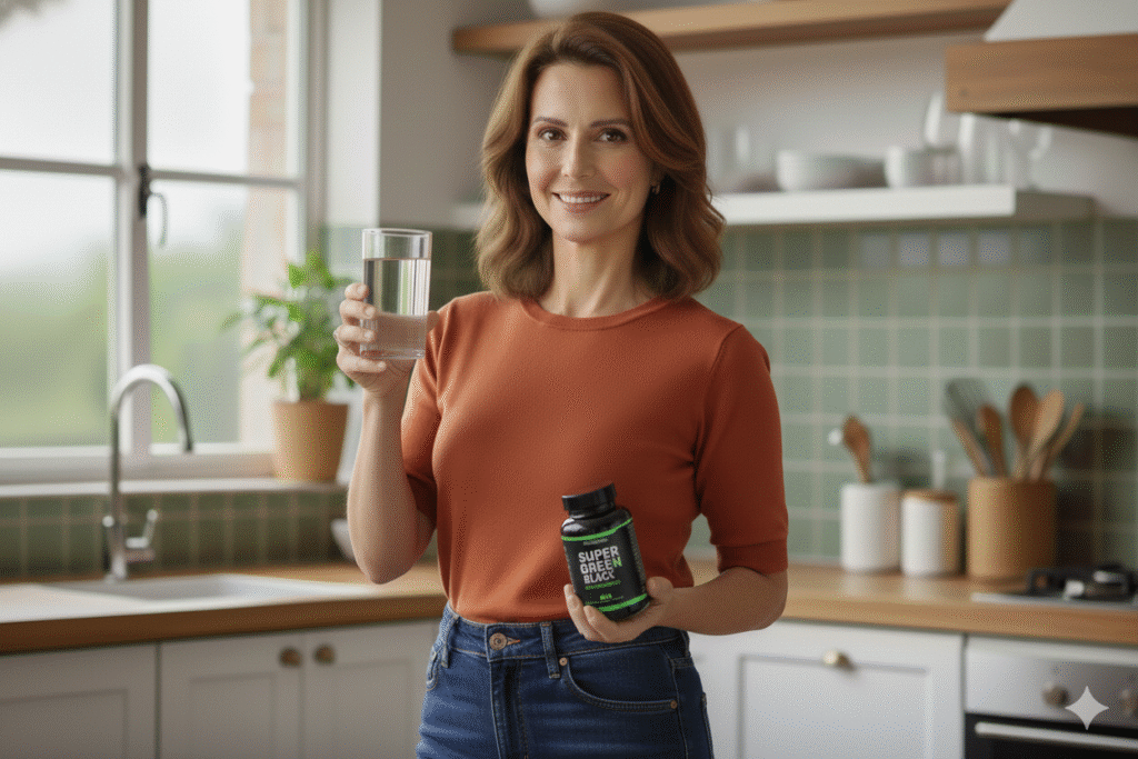 super green black posologia