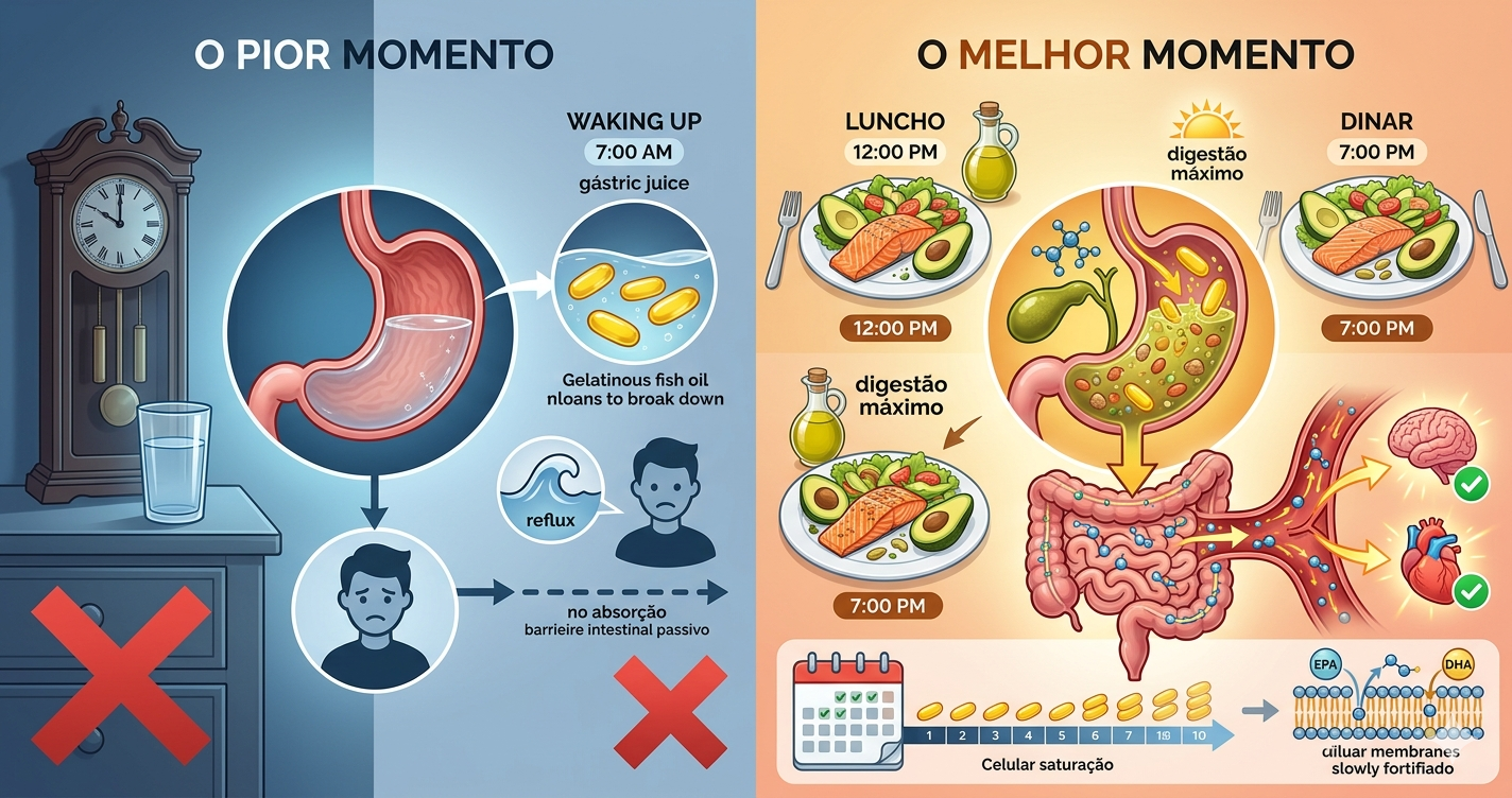 Omegafor Plus melhor horário para tomar e o método ideal